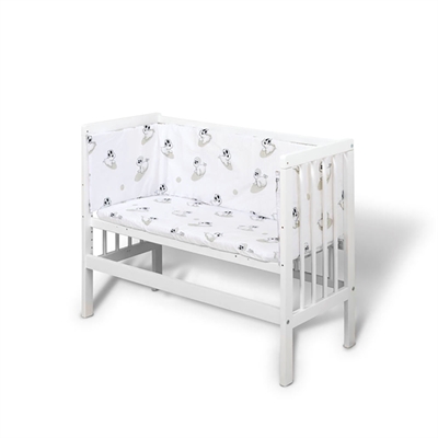 BabyTrold Minisäng Bedside Crib, Vit